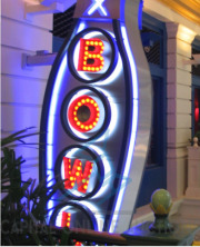 Iconic Illuminated Sign from Chinatown Family Entertainment Center. Located in Washington, DC. Shipping is not available.