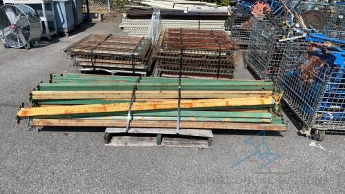 (21) 8' cross beams for pallet racking