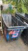 Janitorial lot with 6 dumpsters, wheel barrow trash can and dolly - 4