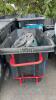 Janitorial lot with 6 dumpsters, wheel barrow trash can and dolly - 7