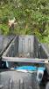 Janitorial lot with 6 dumpsters, wheel barrow trash can and dolly - 9