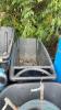 Janitorial lot with 6 dumpsters, wheel barrow trash can and dolly - 12