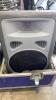 (2) JBL Powered Speakers with Traveling Case on wheels - 5