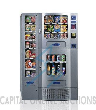 Office Deli Snack Soda Combo Vending Machine. *Cover Image is a Stock Photo* (This Item is missing the left side piece)