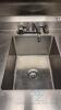 Stainless Steel 48" Prep Table with Sink - 2