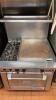 2 burner range, flat top grill, & convection oven - 8