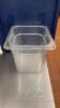 16 Cambro 1/6 Hotel pans