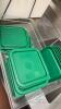 Lot of Lexan storage containers with lids as pictured - 6