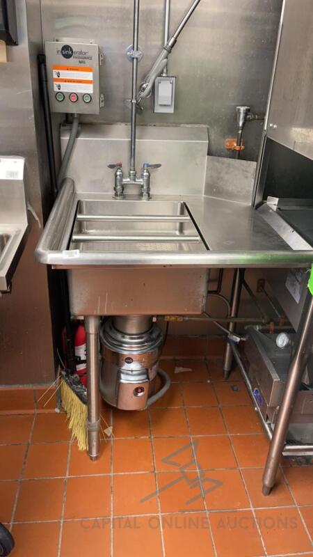 Pre Rinse Table with Insinkerator