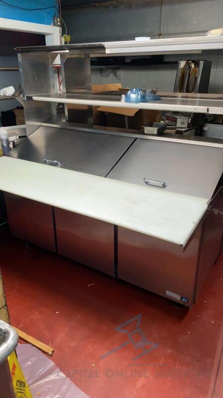 3 Door Refrigerated Megatop Table