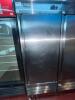 Single Door Upright Stainless Steel Reach In Refrigerator