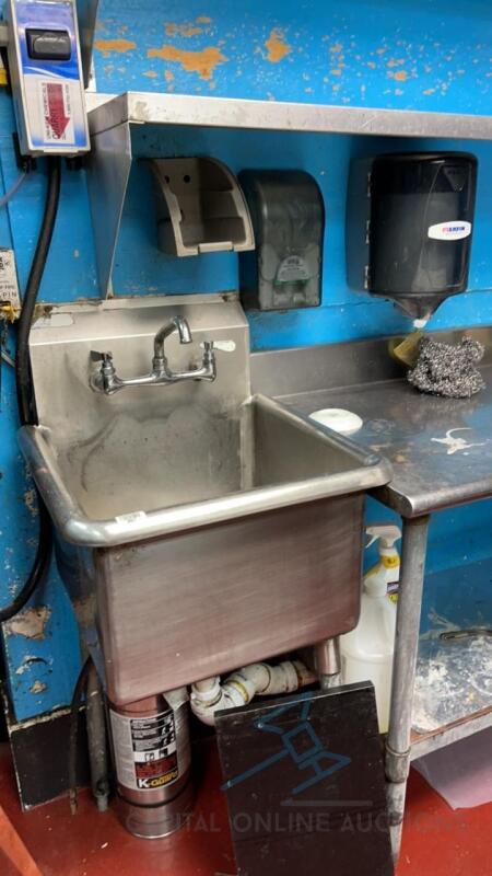 Handwashing Sink and Dispensers