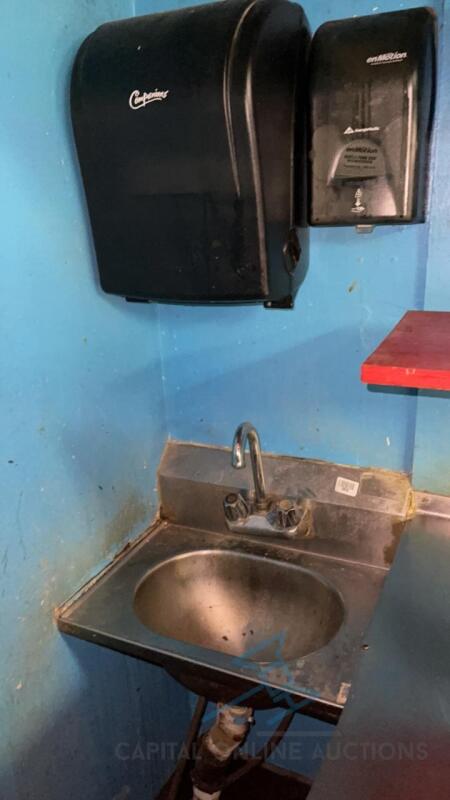 Handwashing Sink and Dispensers