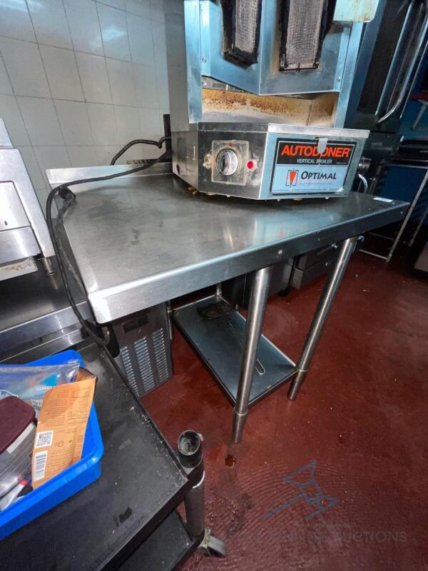 Stainless Steel Table with Undershelf