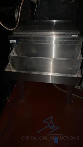 Ice Bin with Liquor Steps