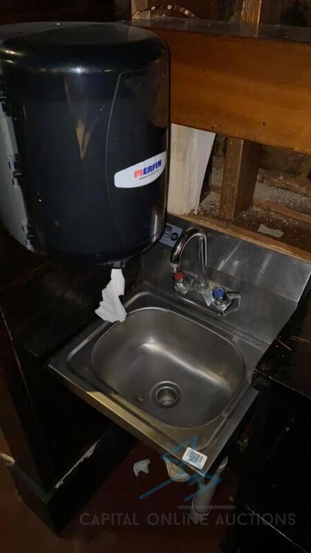 Krowne 16" Hand Sink & Merfin Paper Towel Dispenser