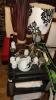 Bar Cart and Contents - 2