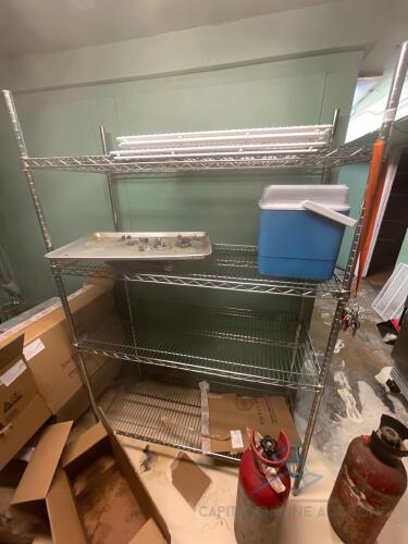 Wire Shelving Unit