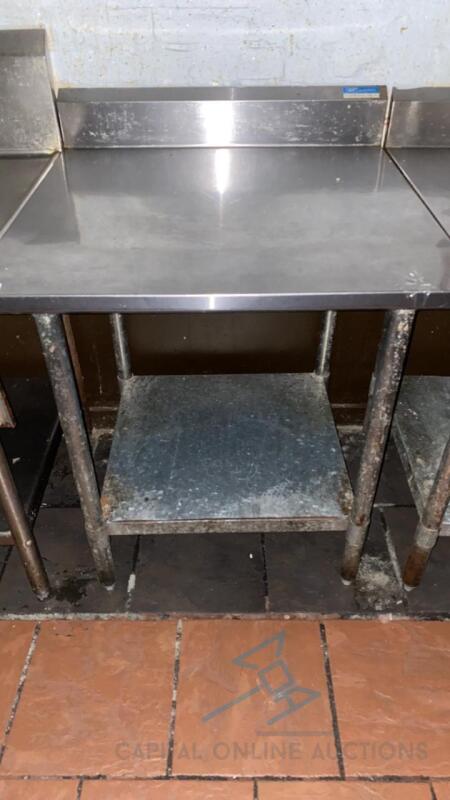 Stainless Steel Table with Undershelf