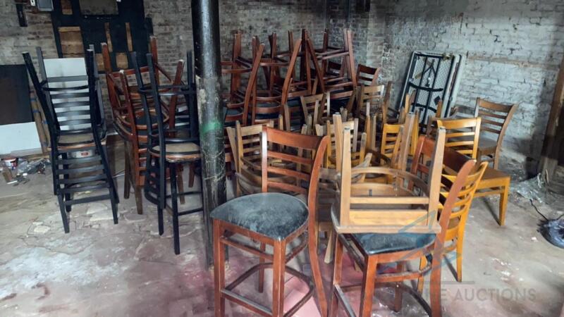 Large Lot of Chairs - Located in Basement