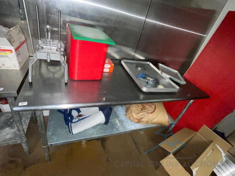 Stainless Steel Table with Undershelf