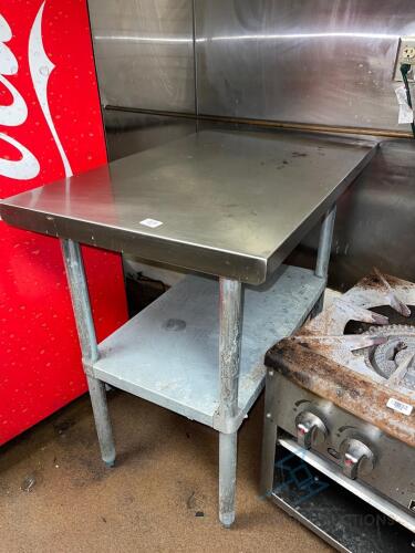 Stainless Steel Table with Undershelf