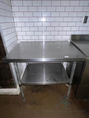 Stainless Steel Table with Undershelf