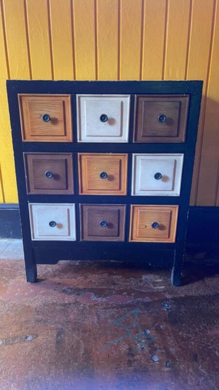 Multicolor 3 Drawer Dresser