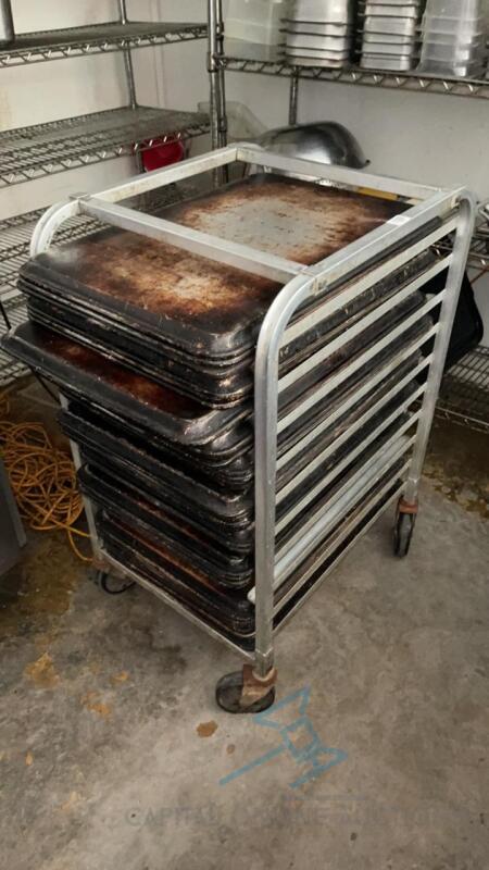 Half-Size Speed Rack and Full Size Sheet Pans