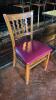 (8) Purple and Maroon Dining Chairs - 5