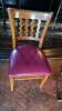 (8) Purple and Maroon Dining Chairs - 6