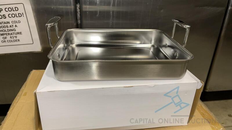 (6) Brand New Deli Pans