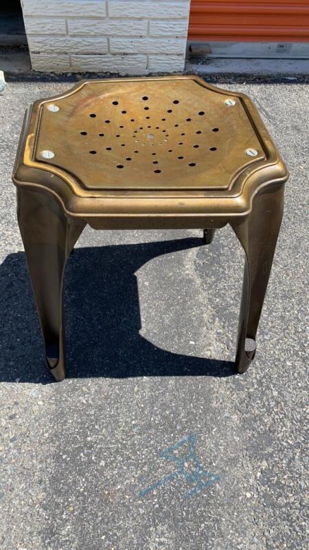 (4) Bronze Stools