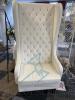 Bridal Chair with Crystal Button Tufting