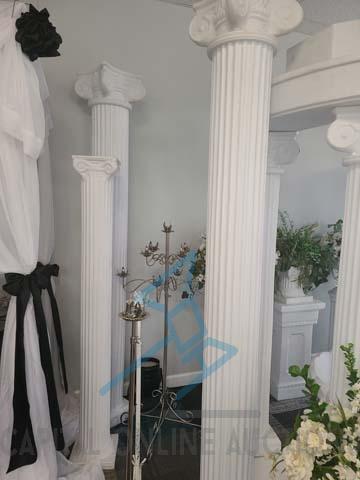 (13) Grecian Columns and Urns (Assorted Sizes)
