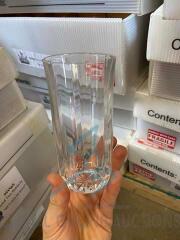 (227) Crystal Etched Water Glasses