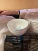 1,100+ Pieces - Silver Rim China Dinnerware - 11