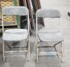 (94) Charcoal Folding Chair - 4