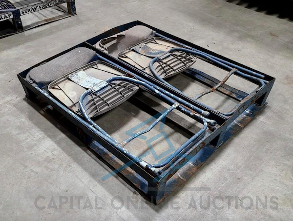 Double Row Metal Chair Pallet