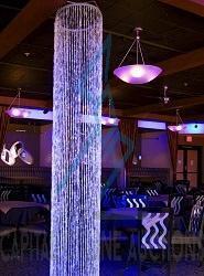 (2) Diamond Crystal Iridescent 20' Columns