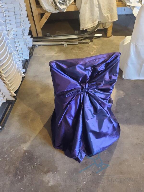 175+ Satin Purple Chair Bag