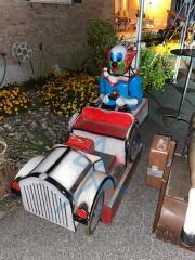 Vintage Coin Operated Bozo the Clown Car Ride