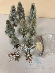 Village Bare Branch tree with lights (Lot A)