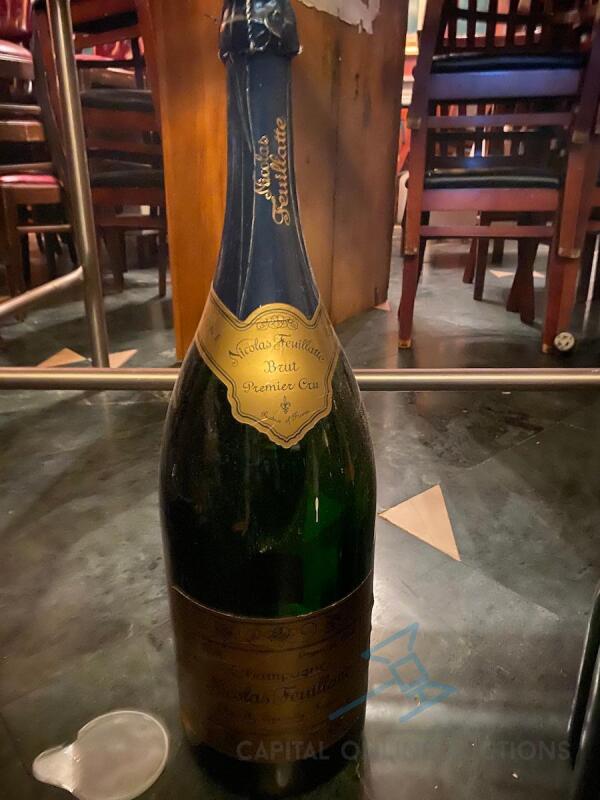 Decorative display Champagne bottle