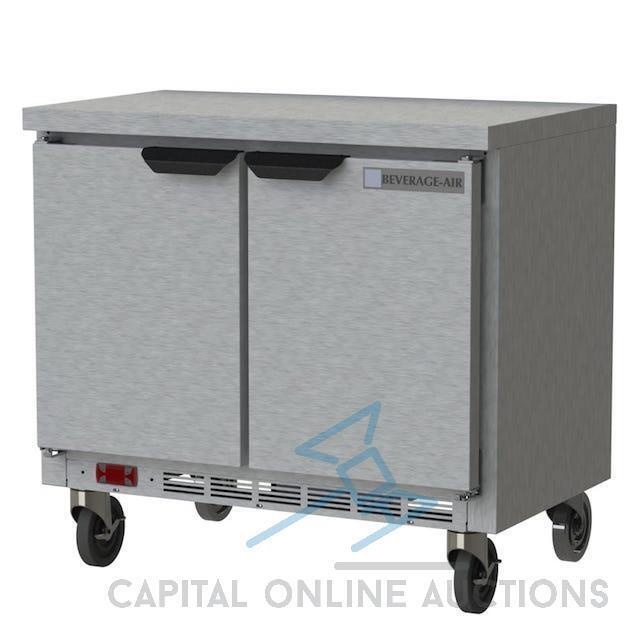 Beverage Air Refrigerated Counter, Work Top, Shallow Depth