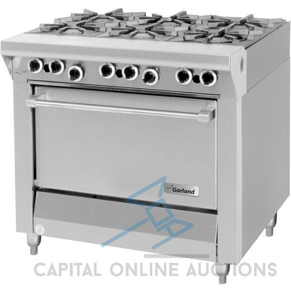 Garland US Range HD Range, 34", 6 Open Burners