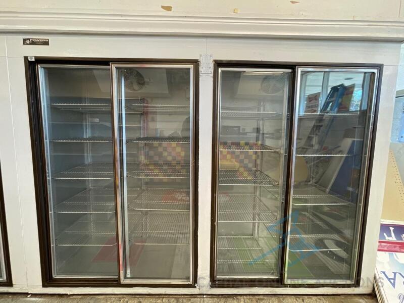 Double Sliding Door Refrigeration Unit