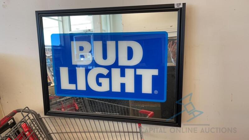 Bud Light Branded Mirror