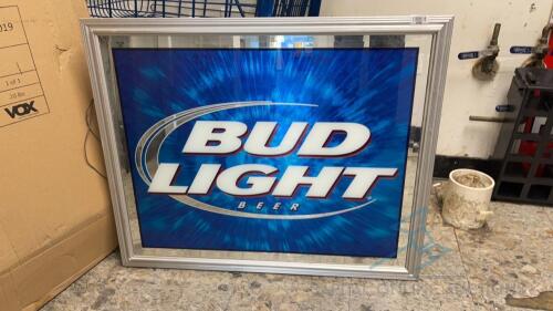 Bud Light Beer Branded Mirror