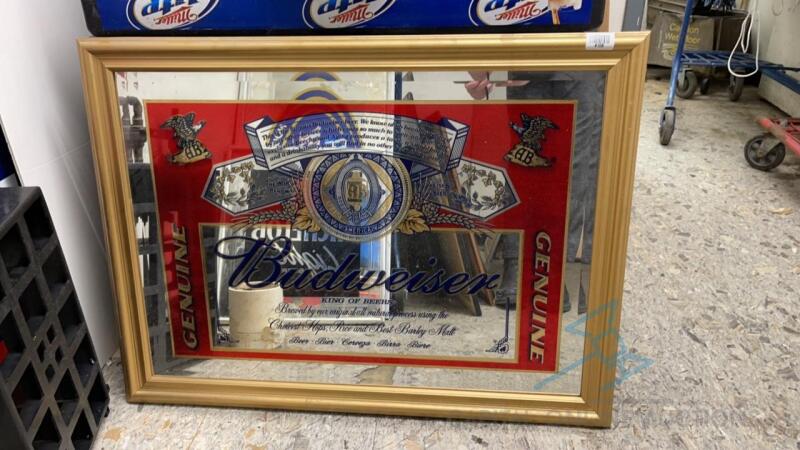 Budweiser Branded Mirror